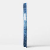 ブルーデニムジーンズの生地 Case-Mate iPhoneケース (裏面 / 右)