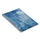 ブルーデニムジーンズの質感 ノートブック (右側)