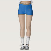 ブルーデニムジーンズショーツスキントーンタイツ&ソックス レギンス (正面)