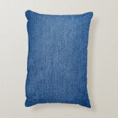 ブルーデニムジーンズ アクセントクッション (裏面(縦))