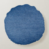 ブルーデニムジーンズ ラウンドクッション (裏面)