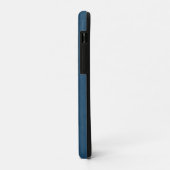 ブルーデニムテクスチャ、 Case-Mate iPhoneケース (裏面/左)