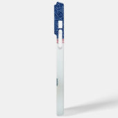 ブルーデニムピンクRhinestone最高のマーママ今まで写真 Case-Mate iPhoneケース (裏面 / 左)