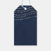ブルーデニム&ダイアモンズスパークルブリングパーティー ギフトタグ (裏面)
