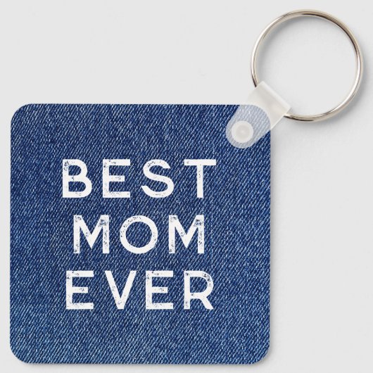 ブルーデニム ベストマムエバーの写真 キーホルダー (裏面)