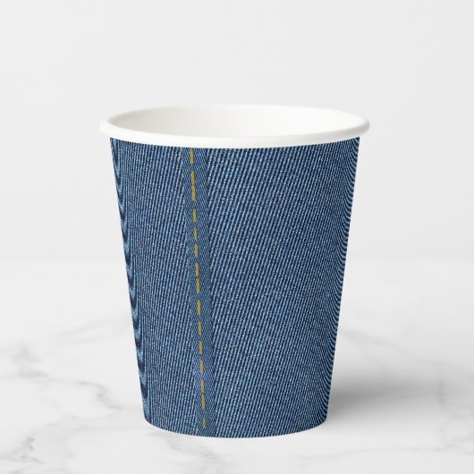 ブルーデニム 紙コップ (正面)