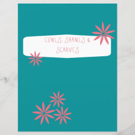 ブルーデバイダー – ヤルナホリック編み物バインダーインサート