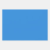 ブルーデフランスエレガント-,クラシックカラー無地の ラッピングペーパーシート (正面)