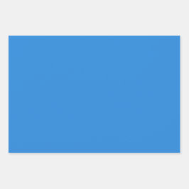 ブルーデフランスエレガント-,クラシックカラー無地の ラッピングペーパーシート