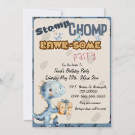 ブルーデュオラントラール誕生日パーティー 招待状