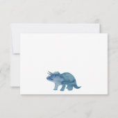 ブルーデュオラントリケラトプスフラットサンキューカード サンキューカード (裏面)