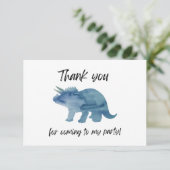 ブルーデュオラントリケラトプスフラットサンキューカード サンキューカード (スタンド正面)