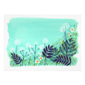 ブルーデュスクドリームスケープ庭園の風景シーン フォトプリント            (正面)