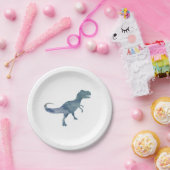 ブルーデュノシルエットトレックス紙プレート ペーパープレート (パーティー)