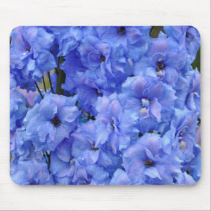 ブルーデルフィニウムの花 マウスパッド