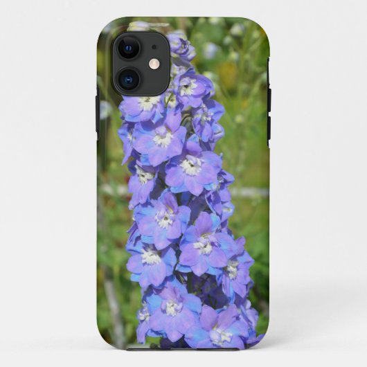 ブルーデルフィニウムの花 Case-Mate iPhoneケース (裏面)