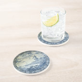 ブルーデルフトウィンドミルオランダプレート コースター (側面)