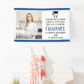 ブルーデンタルスクール卒業パーティーの写真 横断幕 (インサイチュ)