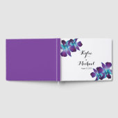 ブルーデンドロビウム結婚オーキッドズゲストブック ゲストブック (全面)