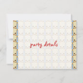 ブルートの招待誕生日パーティー 招待状 (裏面)