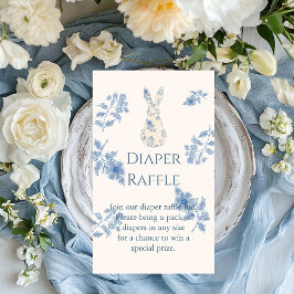 ブルートイルイースターベイビーシャワー エンクロージャーカード