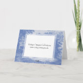 ブルートイルデジュイカントリーフランスのシャビーエレガンス カード (裏面)