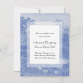 ブルートイルデジュイカントリーフランスのシャビーエレガンス 招待状 (正面)