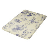 ブルートイルフランスのカントリーCherubパターン バスマット (アングル)