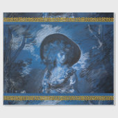 ブルートイルレデフランスのィ ラッピングペーパー (フラット)