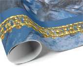 ブルートイルレデフランスのィ ラッピングペーパー (ロールコーナー)