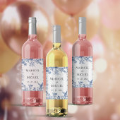 ブルートイルヴィンテージウェディング ワインラベル