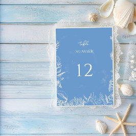 ブルートイル海結婚テーマ テーブルナンバー