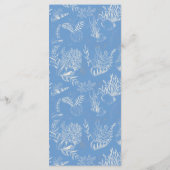 ブルートイル海結婚テーマ メニュー (裏面)