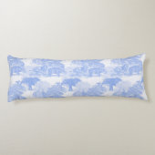 ブルートイレアニマルズチノワセリー男の赤ちゃん子供部屋 ボディピロー (裏面)