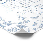 ブルートイレカボチャフランスの秋ー言わないベビー ポスター (角)