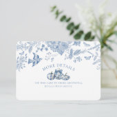 ブルートイレカボチャヴィンテージフローラ詳細インサート エンクロージャーカード (スタンド正面)