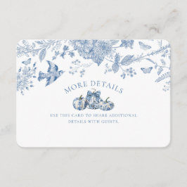 ブルートイレカボチャヴィンテージフローラ詳細インサート エンクロージャーカード