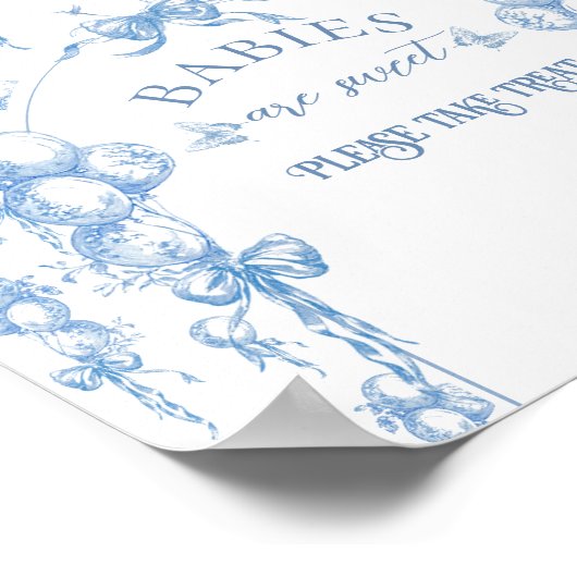 ブルートイレサファリ動物ベビシャワースイートトリートメント ポスター (角)