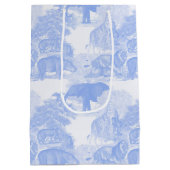 ブルートイレジャングルアニマルズサファリチノワセリー ミディアムペーパーバッグ (裏面)