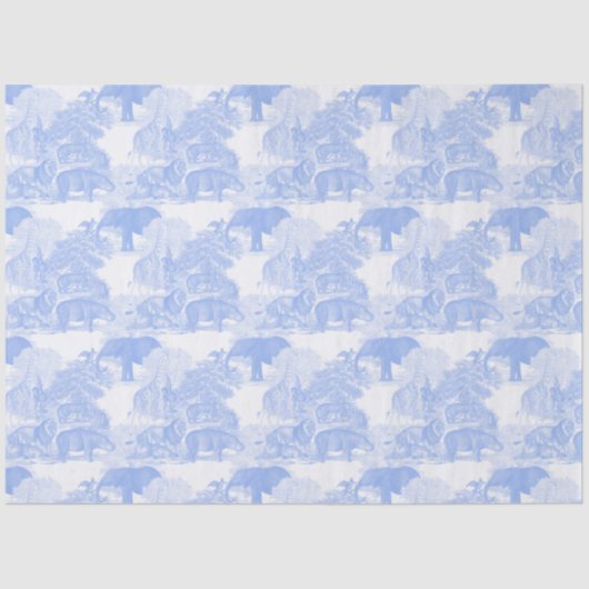 ブルートイレジャングルアニマルズサファリチノワセリー 薄葉紙 (正面)