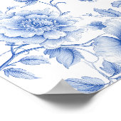 ブルートイレチノワセリーブライダルシャワーウェルカム ポスター (角)