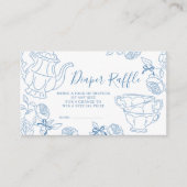 ブルートイレティーパーティーおむつラッフル エンクロージャーカード (正面)