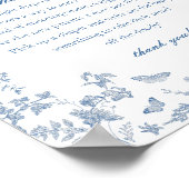 ブルートイレデジュイオムツマレディベビーブシャワー ポスター (角)