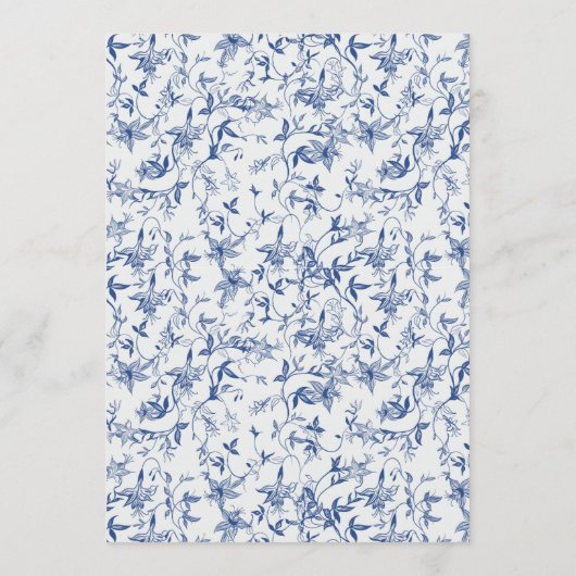 ブルートイレデジュイティーパーティーブライダルシャワーパーティー メニュー (裏面)