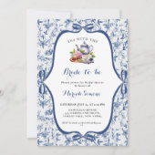 ブルートイレデジュイティーパーティーブライダルシャワー 招待状 (正面)