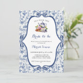 ブルートイレデジュイティーパーティーブライダルシャワー 招待状 (スタンド正面)