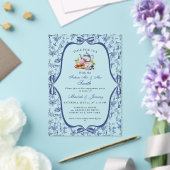 ブルートイレデジュイティーパーティー婚約パーティ アクリル招待状 (インサイチュ (ウェディング))