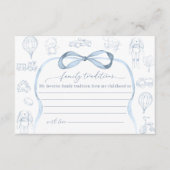 ブルートイレデジュイファミリーの伝統 エンクロージャーカード (正面)