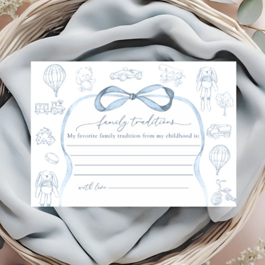 ブルートイレデジュイファミリーの伝統 エンクロージャーカード