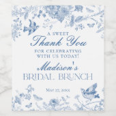 ブルートイレデジュイブライダルブルンチビリティー ワインラベル (シングルラベル)